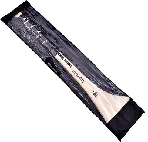 Smart & Sharp Traditional Hurling Stick, Ash Wood with Black Handle Cover, Handcrafted. 36 inches in Kuwait