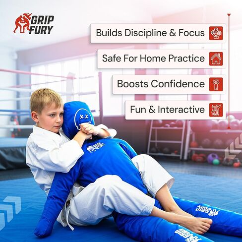 Unfilled 4ft Wrestling Dummy for Kids – Jiu Jitsu Grappling Dummy for Kids MMA Training & Punching Dummy in Saudi Arabia