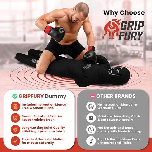 Unfilled 4ft Wrestling Dummy for Kids – Jiu Jitsu Grappling Dummy for Kids MMA Training & Punching Dummy in Saudi Arabia