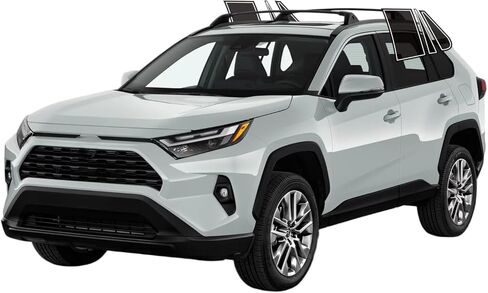 Window Window Tint Film الأمامي من Windows Tint Film Cars Sun Flocking Procession Privacy Anti Shatter Glass 2 Ply Computer Cut 20 ٪ Tint Thade for Toyota Rav4 4door 2019-2024 in Saudi Arabia