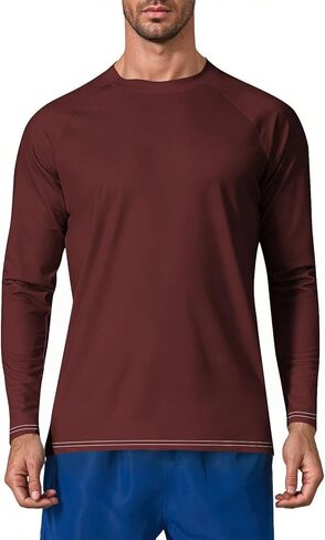 Sun Protection Shirts for Men Quick Dry Long Sleeve Shirts UPF 50+ UV Sun Protection SPF Shirt Moisture Wicking Tshirt in Saudi Arabia