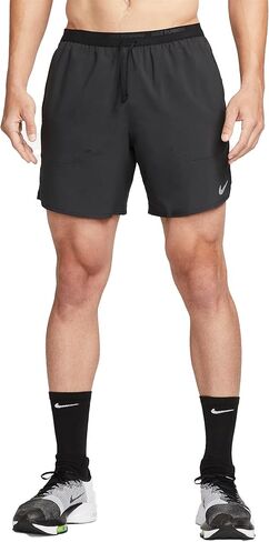 Nike Dri-Fit Stride Men 7 "Shorts Lique Clining Running (AS1 ، Alpha ، XX_L ، العادية ، العادية ، الأسود/الأسود ، المنتة العادية) in Saudi Arabia