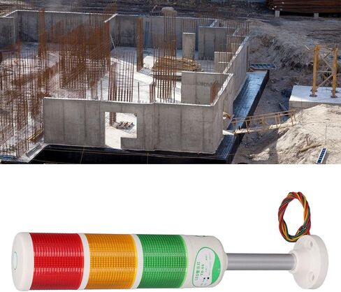 Garosa LED Stack Tower Light, Aluminum Alloy Warning Beacon, Threelayer Signal Indicator Lamp, Ideal for Engraving Machines and CNC Equipment (12V) in Saudi Arabia