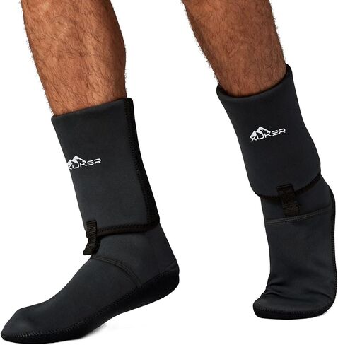 XUKER 3.5mm Neoprene Guard Wading Socks - Unisex Fast-Draining Wet Wading Socks for Fishing & River Activities in Kuwait