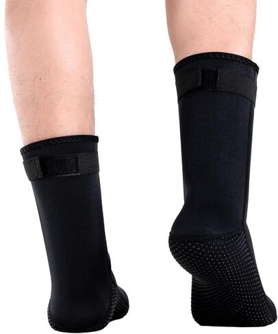 3mm Neoprene Socks Water Socks Dive Boots Diving Gear Surf Booties Wetsuit Booties Waterproof Foot Covers for Swimming in Kuwait