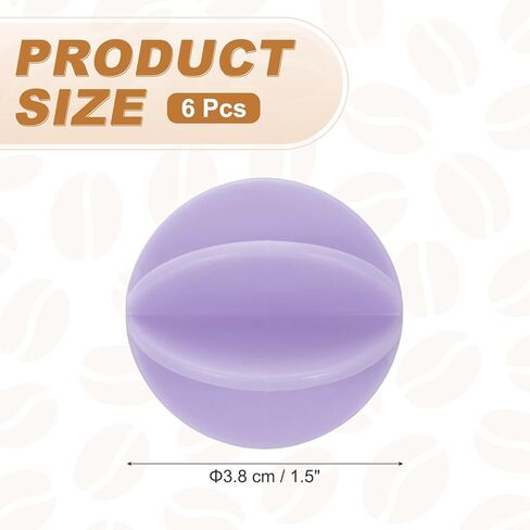 uxcell 6 Pcs Shaker Ball, 1.5" Protein Shaker Ball Plastic Stirring Mixer Whisk Shaker Replacement for Shake Drinking Bottle Cup Protein Bottle Sports Drink, Purple in Saudi Arabia