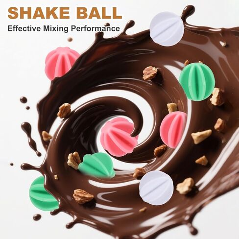uxcell 6 Pcs Shaker Ball, 1.5" Protein Shaker Ball Plastic Stirring Mixer Whisk Shaker Replacement for Shake Drinking Bottle Cup Protein Bottle Sports Drink, Purple in Saudi Arabia