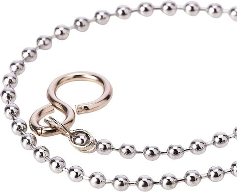 Merriway® BH02250 Basin Chain with 'S' Hook, 300mm (12 inch) Ball Type - (Pack of 1) in Saudi Arabia