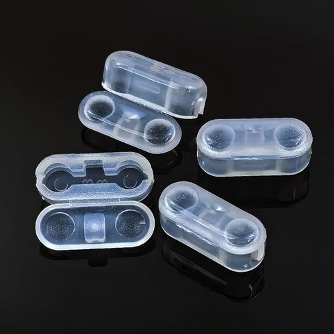 30 حزمة من البلاستيك الشفاف، موصل مطرز بظل دوار، 4.5 مم #10 موصل مشابك سلسلة سلك كروي لاستبدال/إصلاح سلسلة سحب النافذة العمياء in Kuwait