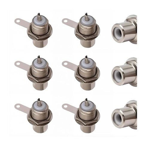 fengpeng 10PCS Female Socket Connector Chassis Panel Mount Adapter Audio Terminal Plug AV(100pcs) in Saudi Arabia