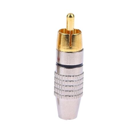 fengpeng Gold-Plated Solderless Plug - Locking Audio Video Connector for Speaker, Receiver & AV Systems(Red,20 PCS) in Kuwait