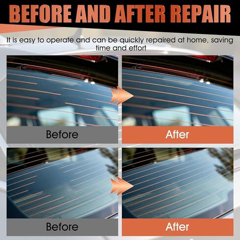 Conductive Paint, Copper Conductive Paint, Copper paint With Masking Tape and Scraper High Conductivity, Used to Repair Various Types of Damage to Automotive Rear Window Defroster Grilles, 0.33 oz in Kuwait