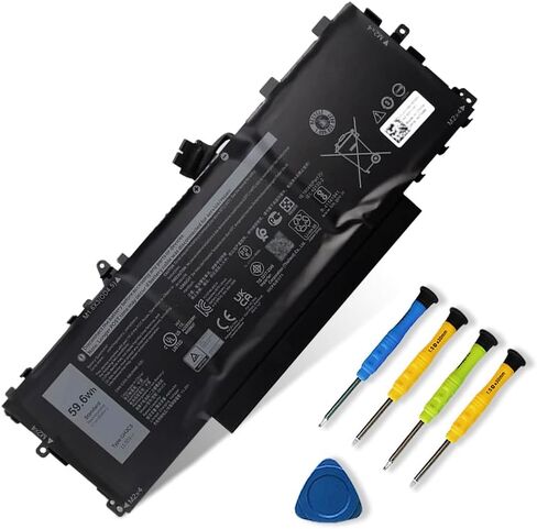 دخول GHJC5 59.6WH بطارية الكمبيوتر المحمول متوافقة مع Dell Latitude 9420 9430 / Latitude 9420 2-in-1 / Latitude 9430 2-in-1 Series 3VV58 0JJ4XT 11.55V in Kuwait