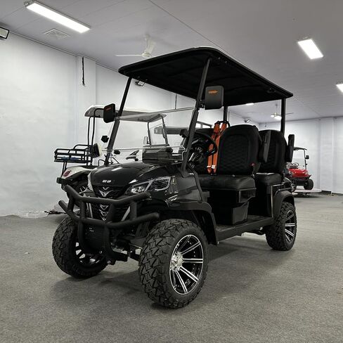 GO UP Electric Golf Cart (4-Seater) 14-inch Off-Road Tires Large Capacity Storage Compartment in Saudi Arabia