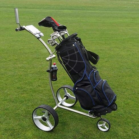 Foldable Electric Golf Trolley, Portable Golf Cart with Remote Control, Golf Bag Cart 3 Wheels, 30° Climbing Ability in Saudi Arabia