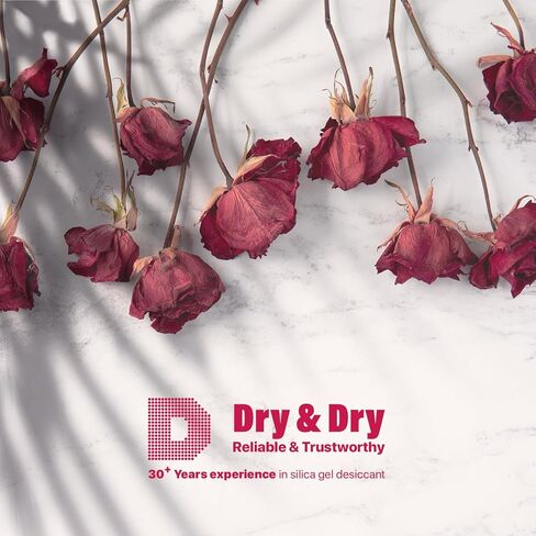 Dry & Dry (NET 3 LBS) Newly Developed Silica Gel Flower Drying - Ultra Premium Silica Gel for Drying Flowers Silica Gel Flower Drying(1 Bag of 3 LBS Reusable) in Saudi Arabia