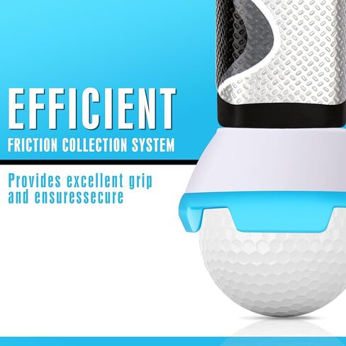 CHAMPKEY 4-Claw Pressure Golf Ball Grabber 2 Pack - مسترد كرة جولف ممتاز للمضرب - الجزء العلوي من منتقي كرة الجولف المطاطي - فقط من أجل مقابض نهاية الفتحة (غير مناسبة لمقابض نهاية الفتحة المعدنية) in Kuwait
