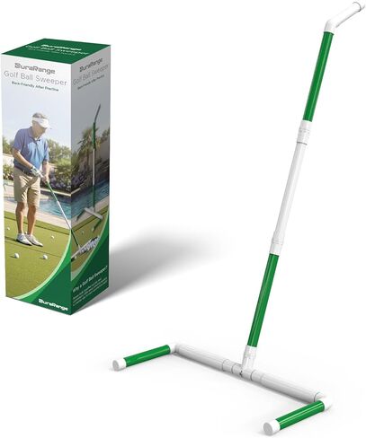 مكنسة كرة جولف محمولة - تصميم قائم بذاته لا ينحني، مجمع كرات PVC معياري، بديل علوي للمنتقي للجولف وكرة البيسبول وكرة الريشة in Kuwait