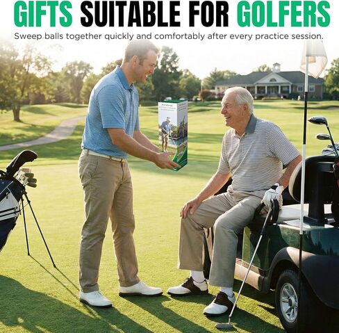 مكنسة كرة جولف محمولة - تصميم قائم بذاته لا ينحني، مجمع كرات PVC معياري، بديل علوي للمنتقي للجولف وكرة البيسبول وكرة الريشة in Kuwait