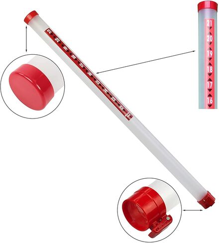 Golf Ball Pick Up Waterproof Shag Tube Securely Holds 21 Balls Easy To Use And Store No Bending Necessary in Kuwait