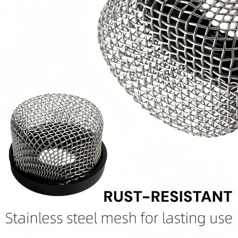 Stainless Steel Mesh Strainer ¾ Inch -14, Aerator Screen Filter for Livewell Pumps, MA-023 Screw-on Strainer, Compatible with HVAC Drain, Industrial & Garden Applications, 1 Pack in Saudi Arabia