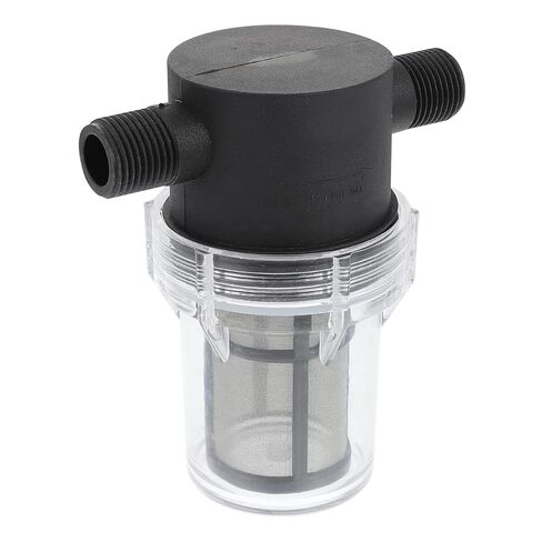 PRETYZOOM Water Pump Strainer Filter 1/4 Inch Male Thread Inline Mesh Water Pre-Filter with Wrench for Home Pipe Filtration and Debris Protection in Kuwait