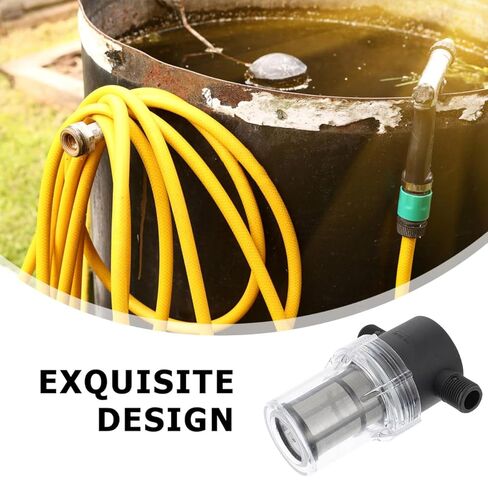 PRETYZOOM Water Pump Strainer Filter 1/4 Inch Male Thread Inline Mesh Water Pre-Filter with Wrench for Home Pipe Filtration and Debris Protection in Kuwait