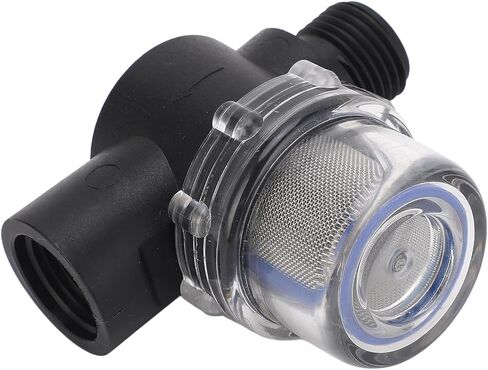 1/2 Inch Inline Filter, 50 Mesh Screen High Strength Durable Plastic ABS Metal Construction, Water Strainer, Oil System Pipeline Compatible, for Ship Yacht Boaters, RV Owners, Mari in Saudi Arabia