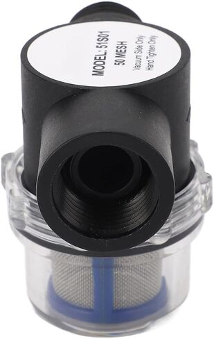 1/2 Inch Inline Filter, 50 Mesh Screen High Strength Durable Plastic ABS Metal Construction, Water Strainer, Oil System Pipeline Compatible, for Ship Yacht Boaters, RV Owners, Mari in Saudi Arabia