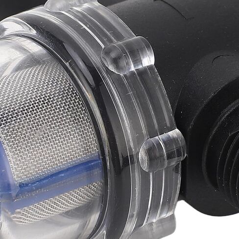 1/2 Inch Inline Filter, 50 Mesh Screen High Strength Durable Plastic ABS Metal Construction, Water Strainer, Oil System Pipeline Compatible, for Ship Yacht Boaters, RV Owners, Mari in Saudi Arabia