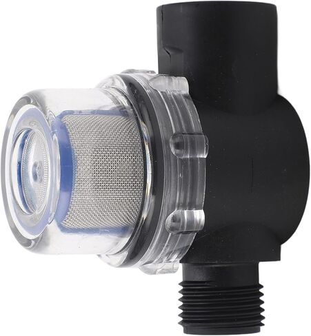 1/2 Inch Inline Filter, 50 Mesh Screen High Strength Durable Plastic ABS Metal Construction, Water Strainer, Oil System Pipeline Compatible, for Ship Yacht Boaters, RV Owners, Mari in Saudi Arabia