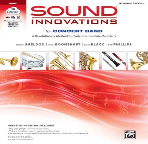 Alfred #00-34560 Sound Innovations for Concert Band, Book 2 (Trombone Book & Online Media) in Kuwait