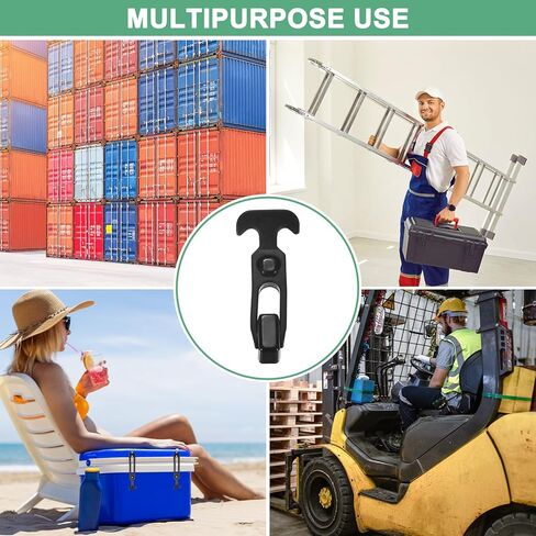 1-Pack T-Handle Rubber Flexible Draw Latches,3.9"Flexible Draw Latches Flexible T-Handle Hasp Rubber with Screws for Toolbox/Golf Cart/Vehicle Engine/Cooler/Hood[Black] in Kuwait