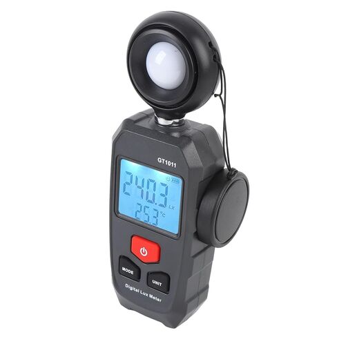 مقياس Lx Fc، مقياس الإضاءة الرقمي، مقياس الضوء لقياس نمو النبات مع شاشة LCD وتوفير البيانات in Kuwait