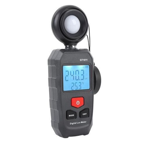مقياس Lx Fc، مقياس الإضاءة الرقمي، مقياس الضوء لقياس نمو النبات مع شاشة LCD وتوفير البيانات in Kuwait