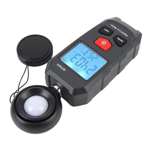 مقياس Lx Fc، مقياس الإضاءة الرقمي، مقياس الضوء لقياس نمو النبات مع شاشة LCD وتوفير البيانات in Kuwait