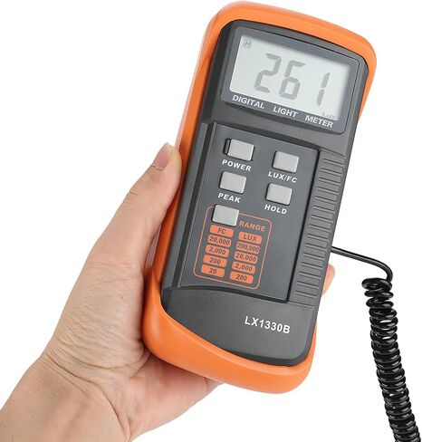 LX1330B مقياس الإضاءة الرقمي بشاشة LCD مقياس الإضاءة 0-200,000 لوكس اختبار الإضاءة in Saudi Arabia