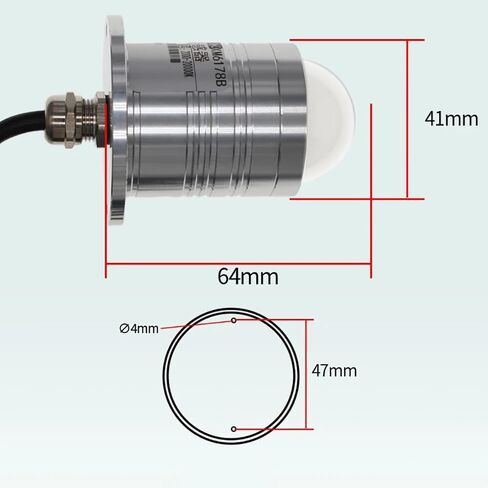 iDili High Precision RS485 Color Temperature Sensor 0-65535K, Illuminance Meter for Indoor Brightness Measurement in Library Lab Hospital in Kuwait