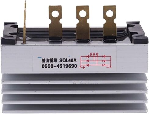 1 قطعة SQL40A 40A 1000 فولت مبادل حراري من الألومنيوم ثلاث مراحل مقوم الجسر الثنائي للمولد 40amp مقوم الصمام الثنائي in Kuwait