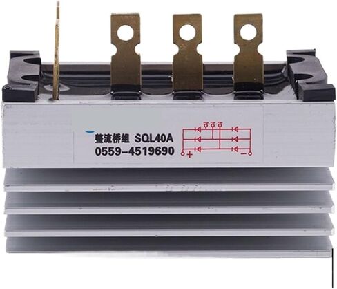 1 قطعة SQL40A 40A 1000 فولت مبادل حراري من الألومنيوم ثلاث مراحل مقوم الجسر الثنائي للمولد 40amp مقوم الصمام الثنائي in Kuwait