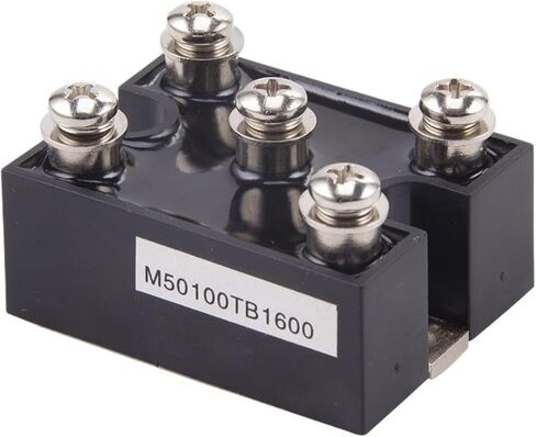 1pcs Power 100A AMP 1600V Volt Bridge Rectifier diode Three Phase Fast Recovery Rectifier diode 3PH M50100TB1600 in Saudi Arabia