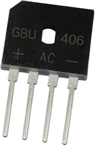 20/50/100/200/500Pcs GBU406 Bridge Rectifier GBU4J Bridge Stack 4A/600V(200Pcs) in Saudi Arabia