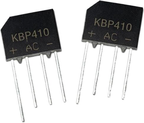50/100/200/500/1000Pcs KBP410 Bridge Rectifier KBP410G Flat Bridge 4A/1000V DIP-4 Bridge Stack(500Pcs) in Saudi Arabia