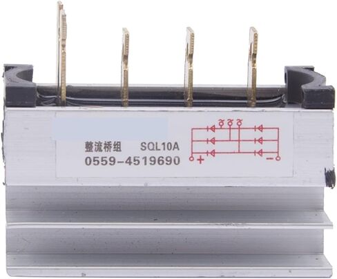 1pcs 10A 20A ZPQ10A SQL20A Generator Diode Bridge Rectifier Kit Single Three Phase for Generator Iron Pin Rectifier SQL10A(2 pcs SQL10A 3 Phase) in Saudi Arabia
