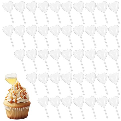 100Pcs 4Ml Cupcakes Pipettes, Clear Transfer Liquid Pipettes Dropper, Plastic Pipette Kitchen Supplies, Injector Mini Pipet for Chocolate Strawberries Cupcakes Mini Cakes Waffles in Kuwait