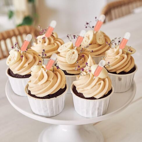 100Pcs 4Ml Cupcakes Pipettes, Clear Transfer Liquid Pipettes Dropper, Plastic Pipette Kitchen Supplies, Injector Mini Pipet for Chocolate Strawberries Cupcakes Mini Cakes Waffles in Saudi Arabia