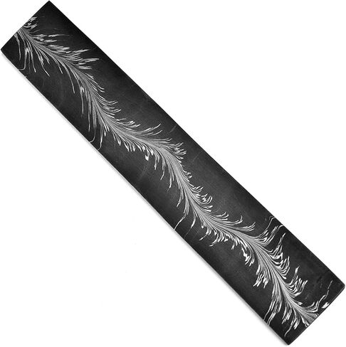 Nesmo 525 Handmade Damascus Steel Snake Feather Pattern Billet Bar – Custom Forged Damascus Blank for Knife Making, Crafting & Collectors – High Carbon Steel Decorative Bar in Saudi Arabia