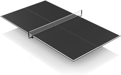 غطاء طاولة بينج بونج لطاولة البلياردو، 8 × 4 أقدام قابلة للطي لطاولة تنس الطاولة مع شبكة وبطانة إسفنجية ممتازة - مثالية لغرف الألعاب العائلية in Kuwait