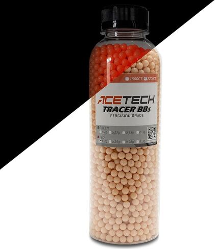 ACETECH Airsoft BBS 2700 Count 6mm 0.2g Tracer Use - أحمر in Kuwait