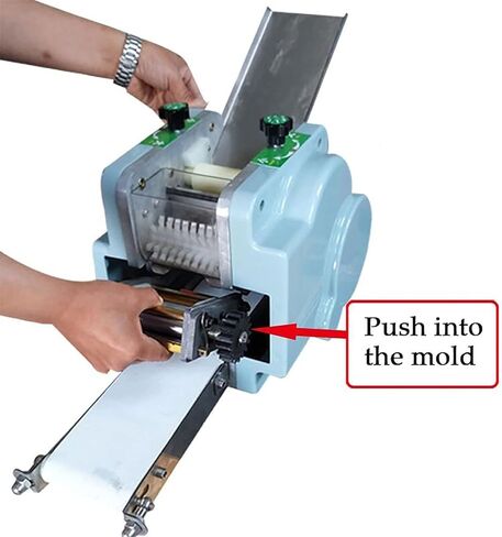 صانع أغلفة الزلابية الأوتوماتيكي، آلة تغليف زلابية كهربائية متعددة الوظائف، آلة تغليف رافيولي وونتون، صانع زلابية أوتوماتيكي تجاري، آلة معالجة العجين ذات القالب الدائري بقدرة 140 وات in Kuwait